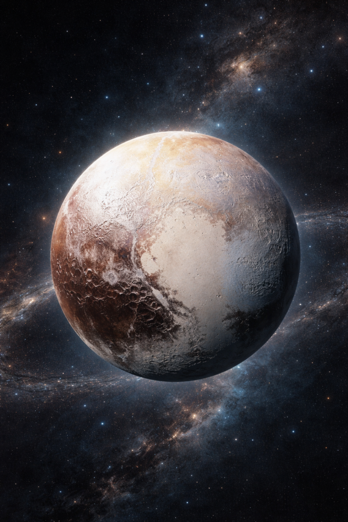 il pianeta Plutone, governatore dei Plutoniani nell'astrologia psicologica